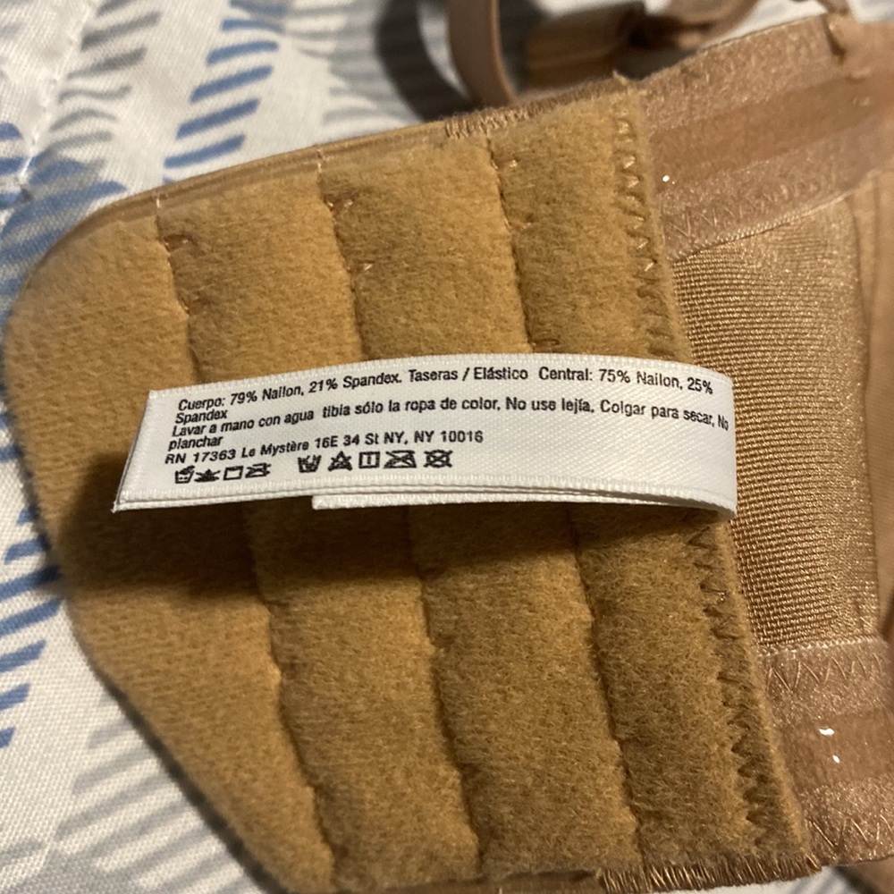 Le Mystere Soirée Strapless Bra 32 H Natural BNWT - Picture 10 of 12